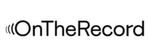 On the Record text logo